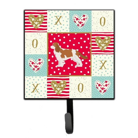 Carolines Treasures 4.25 x 1 x 7 in. Blenheim Cavalier Spaniel Love Leash or Key Holder CK5818SH4